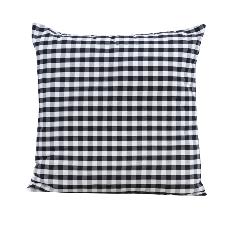 Pemberley Row Polyester Black Cushion and Pillow Set for Nook Fully Assembled