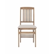 Pemberly Row Mission Back Wood Set of Two Folding Chairs in Graywash