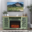 Pemberly Row TV Stand with Electric Fireplace for up to 65