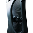Pemberly Row Plastic Ergo Ex Ergonomic Executive Chair with Casters in Black