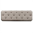 Pemberley Row Upholstered White Bed Bench Rectangular Bottom Shelf