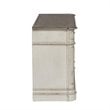 Pemberly Row French Dovetail Drawer Construction Manor Credenza in White