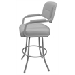 Pemberly Row Swivel Extra Tall Metal Bar Stool 34