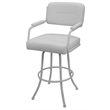 Pemberly Row Swivel Extra Tall Metal Bar Stool 34