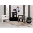 Pemberly Row Modern Fabric Upholstered Accent Side Chair Black