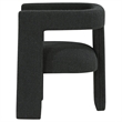 Pemberly Row Modern Fabric Upholstered Accent Side Chair Black