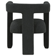 Pemberly Row Modern Fabric Upholstered Accent Side Chair Black