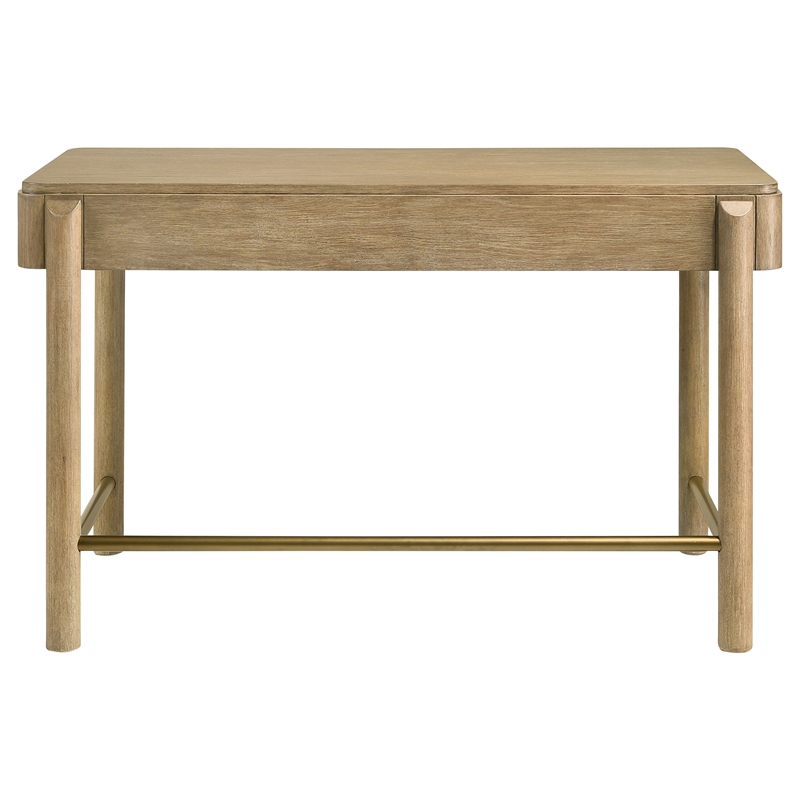 Pemberly Row 2-drawer Wood Vanity Desk Makeup Table Sand Wash