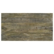 Pemberly Row Farmhouse Rectangular Solid Wood Coffee Table Mango Brown