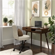 Pemberley Row Engineered Wood Dark Walnut Writing Desk Rectangular Storage 40