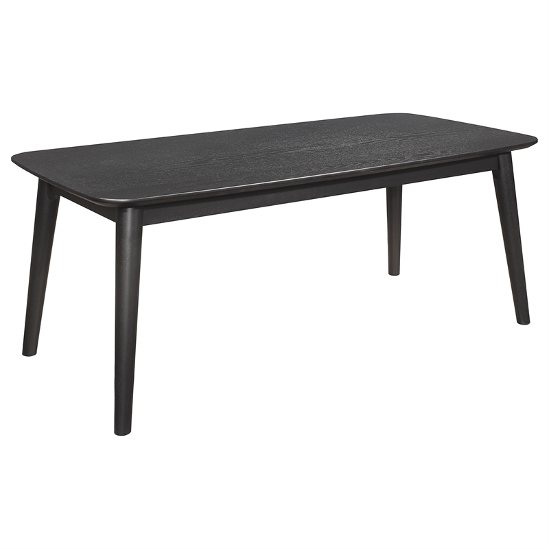 Pemberly Row 3-piece Wood Occasional Set with Coffee and End Tables Black