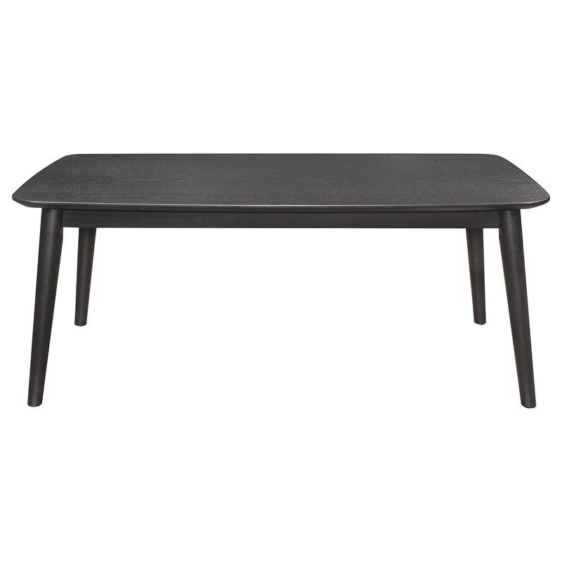 Pemberly Row 3-piece Wood Occasional Set with Coffee and End Tables Black