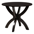 Pemberly Row Sand Fabric and Walnut Brown Wood 5-Piece Dining Set