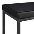 Pemberly Row 4-piece Multipurpose Wood Counter Height Table Set Black