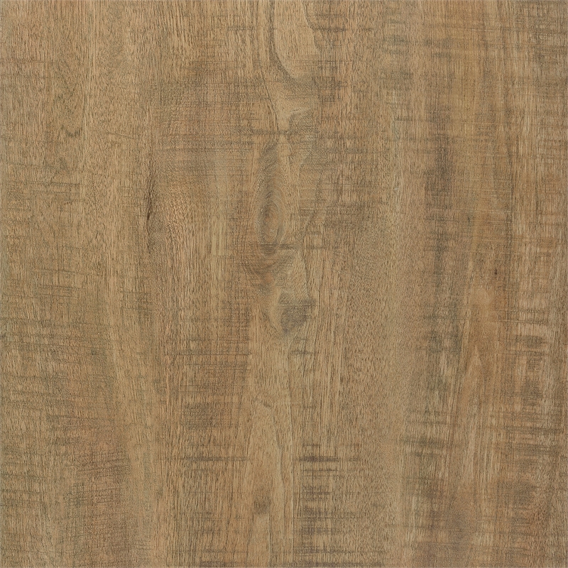 Pemberly Row Modern Round Engineered Wood Dining Table Mango Brown