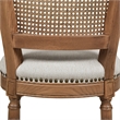 Pemberly Row Modern Rattan Wicker Counter Bar Stool in White