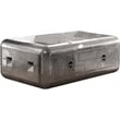 Pemberly Row Modern / Contemporary Square Coffee Table in Aluminum