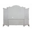 Pemberly Row Wooden Entertainment Center with Bridge in Antique Pearl