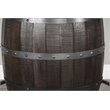 Pemberley Row Wood Tobacco Leaf Pub Table Round Planked Top 54
