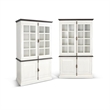 Pemberly Row Modern Mahogany Solids and Veneers Buffet in White