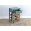 Pemberly Row Modern / Contemporary Sea Grass Wood Storage Table