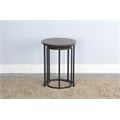 Pemberly Row Modern / Contemporary Round Nesting Side Table Set