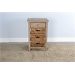 Pemberly Row Modern / Contemporary Beach Pebble Wood Storage Table