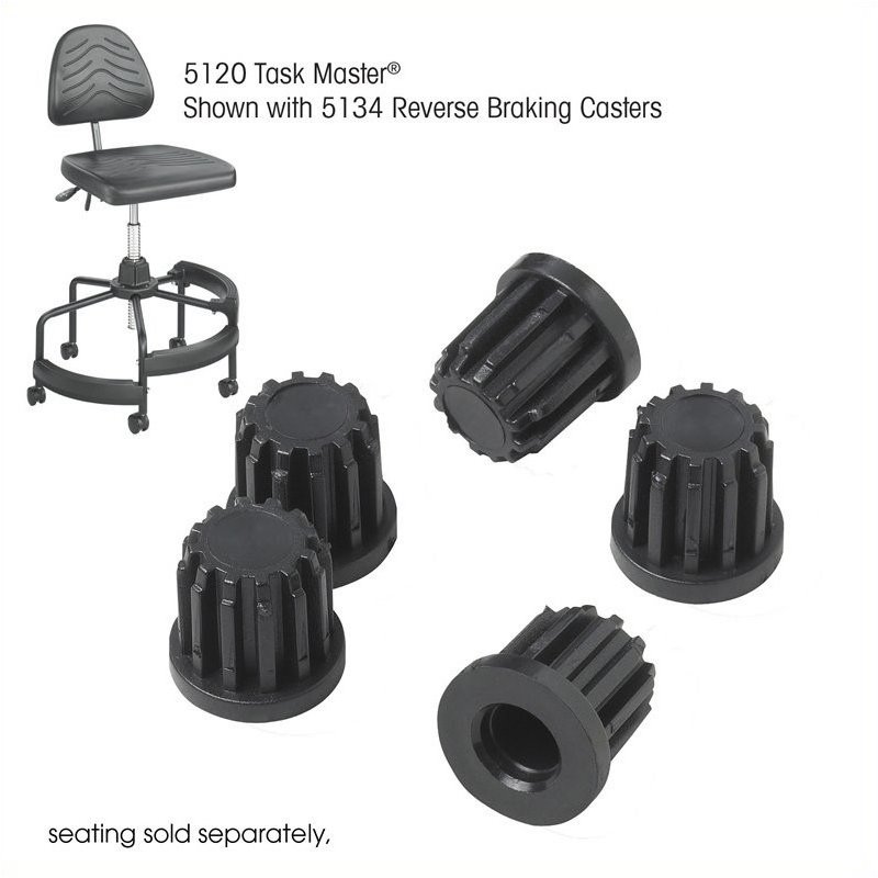Pemberly Row Modern / Contemporary Plastic Tubular Base Inserts