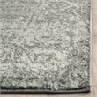 Pemberly Row Modern 10' X 14' Power Loomed Rug in Gray and Ivory