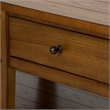 Pemberly Row Modern / Contemporary Cocktail Table with Veneered Shelves