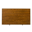 Pemberly Row Modern / Contemporary Cocktail Table with Veneered Shelves