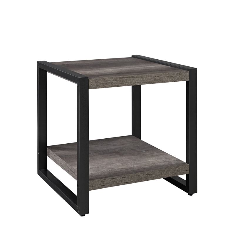 Pemberly Row Modern / Contemporary Medium Gray Finish Bench 3 Pack