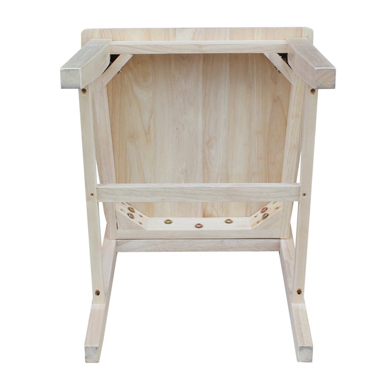 Pemberly Row Modern / Contemporary Set of Two Wood Panel Chairs