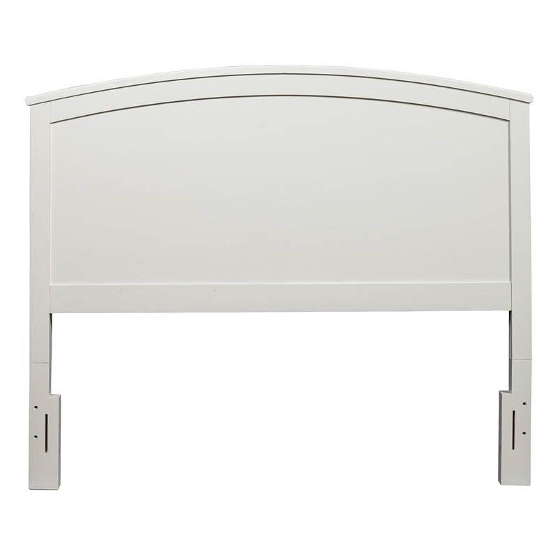 Pemberly Row Modern California King Wood Headboard Only in White