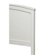 Pemberly Row Modern California King Wood Headboard Only in White