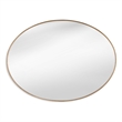 Pemberly Row Modern / Contemporary Metal Wall Mirror in Gold Finish