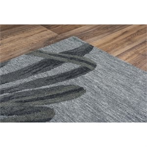 Pemberly Row 8'9&quot x 11'9&quot Floral Blue/Blue/Beige/Brown Hand Tufted Rug