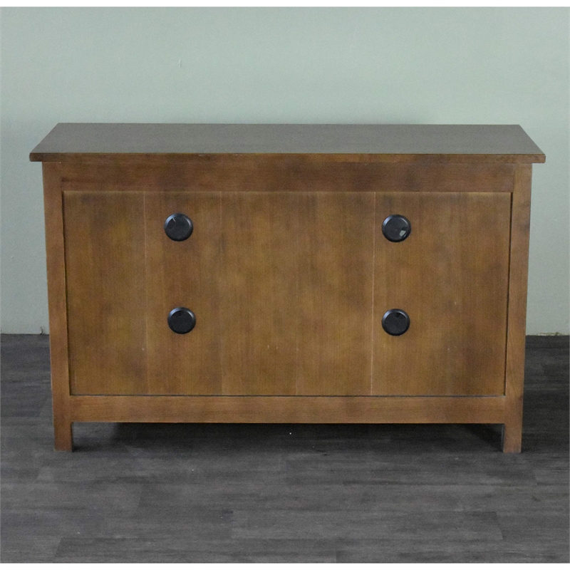 Pemberley Row Wood Dark Oak TV Stand Rectangular 48