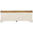 Pemberly Row Modern / Contemporary White Finish Storage Hall Bench