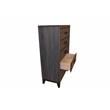 Pemberly Row Contemporary Chest Made with Wood in Gray Color