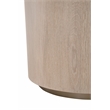 Pemberly Row Contemporary Wood Large End Table in Natural Gray