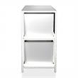 Pemberly Row Modern Metal Storage Shelf with 6 Bins in White
