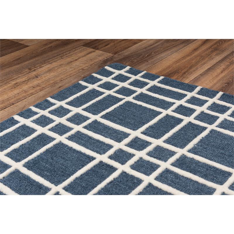 Pemberly Row Modern / Contemporary Blue 7'9