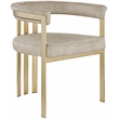 Pemberly Row Contemporary Stone Velvet Dining Chair (Set of 2)