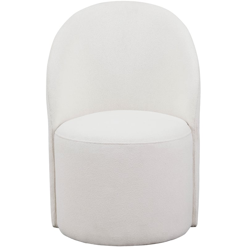 Pemberly Row Modern / Contemporary Cream Fabric Accent Chair