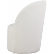 Pemberly Row Modern / Contemporary Cream Fabric Accent Chair