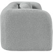 Pemberly Row Modern / Contemporary Gray Finish Boucle Fabric Sofa