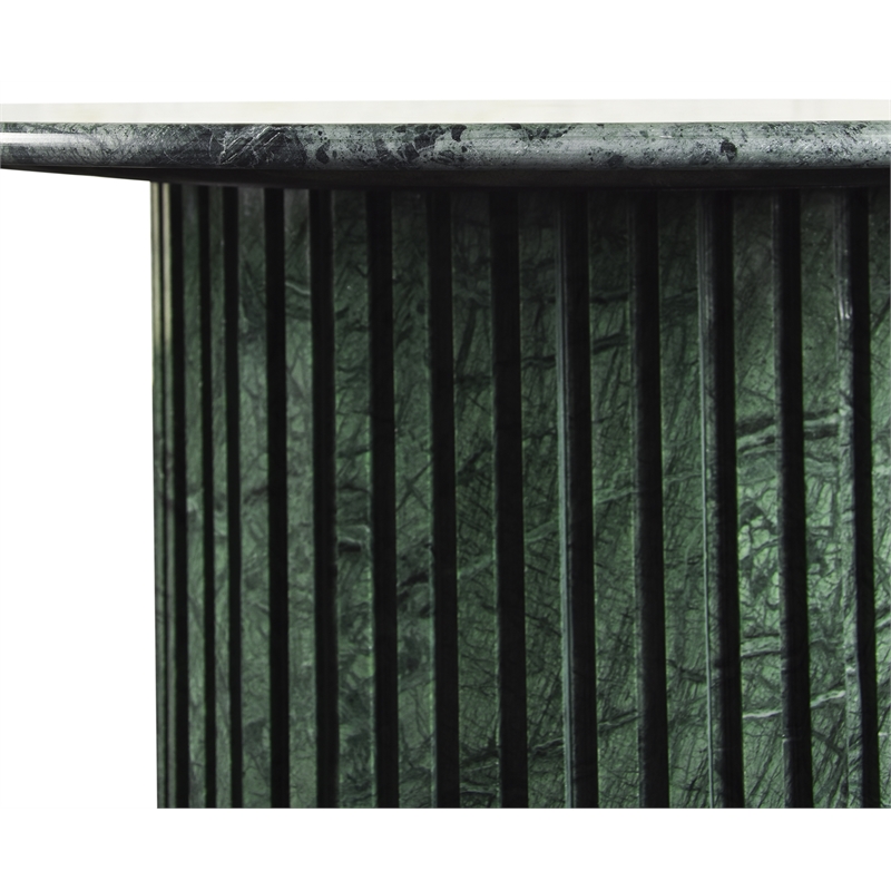 Pemberly Row Modern / Contemporary Green Marble Coffee Table