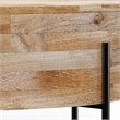 Pemberley Row Mango Wood Natural Coffee Table Round Modern Design 38