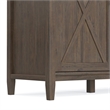 Pemberly Row SOLID WOOD 60 inch Wide Wide Storage Cabinet - Smoky Brown
